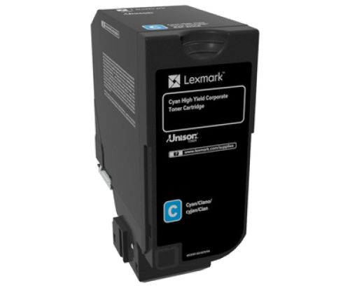 Lexmark CX725 Cartucho cian alto rendimiento  Corporativo (16 000 paginas) , Lexmark , LEX84C2HCE , 7,34647E+11